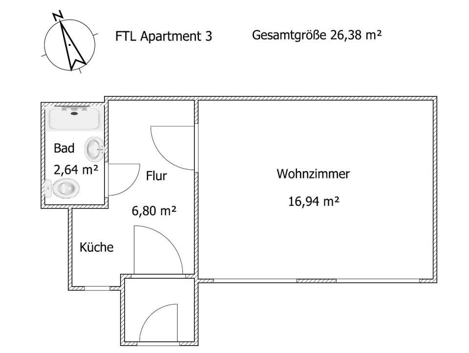 Monteur - Budget Apartments Freital Pokój zdjęcie